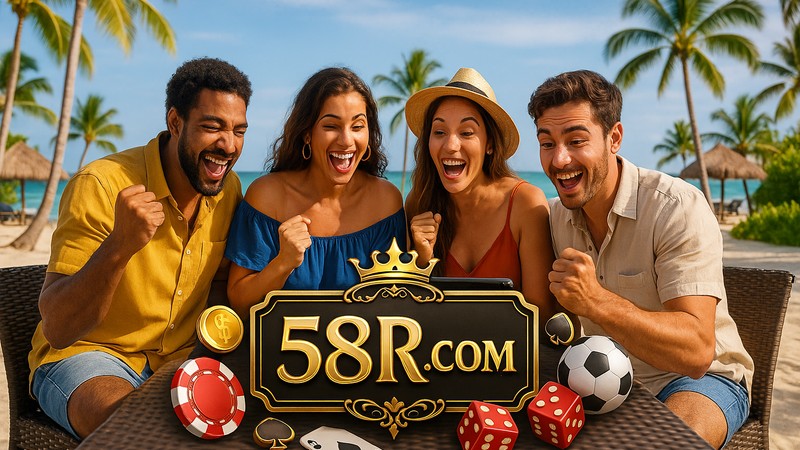 Grupo de amigos de diversas etnias comemorando enquanto assistem a um jogo